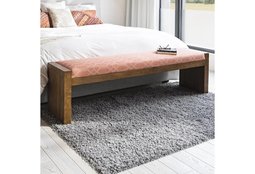Loft - Living Customizable Upholstered Bench by Canadel at Esprit Decor Home Furnishings